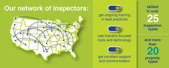 Our network of inspectors